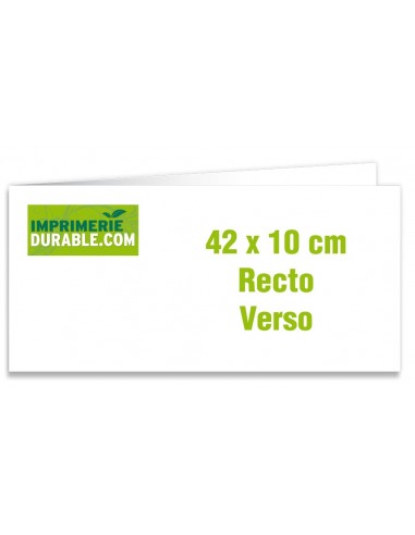 250 cartons d'invitation 42x10 2 volets