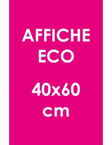 5 Affiches Eco Poster 40 x 60 cm