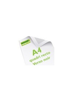 500 exemplaires    Têtes de lettre A4 recto/verso noir