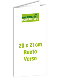 500 cartons d'invitation 21x20 2 volets