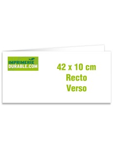 4000 cartons d'invitation 42x10 2 volets