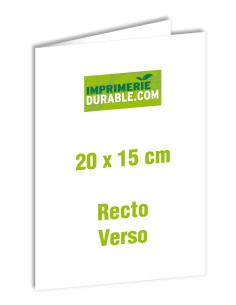 100 dépliants 20x15